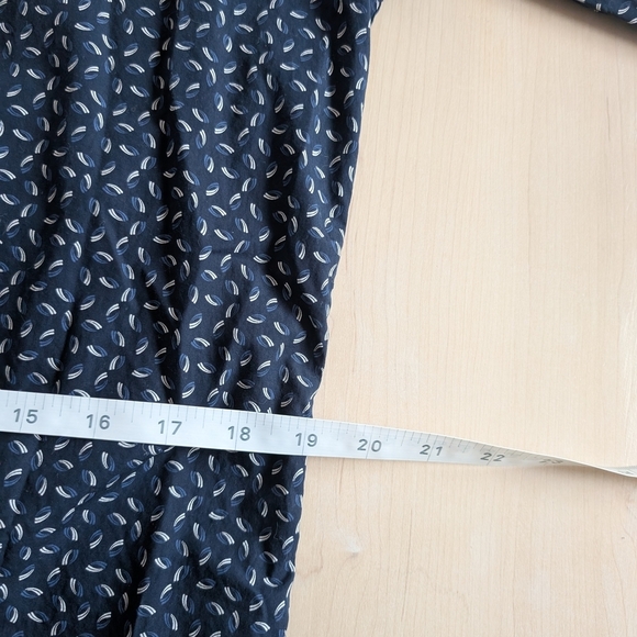 PATRICK ASSARAF Navy Patterned Shirt - Picture 13 of 13